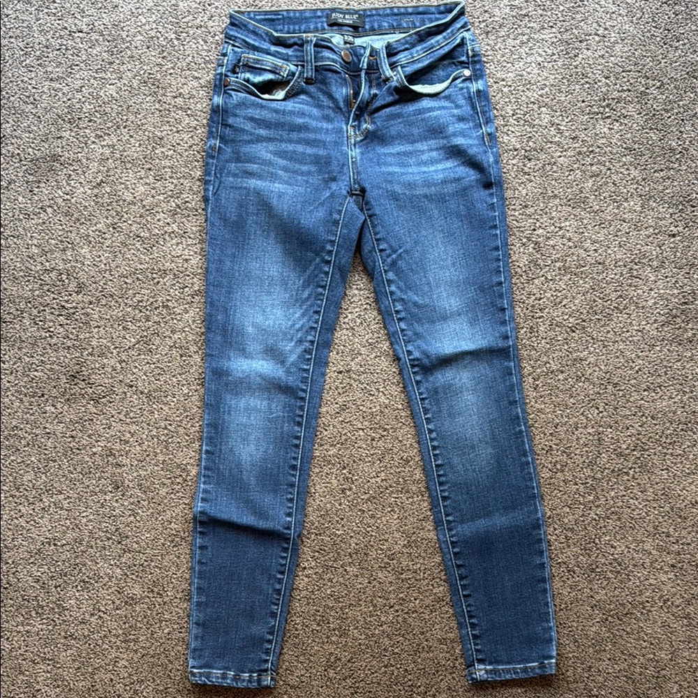 Judy Blue Women's Classic Blue Skinny Jeans